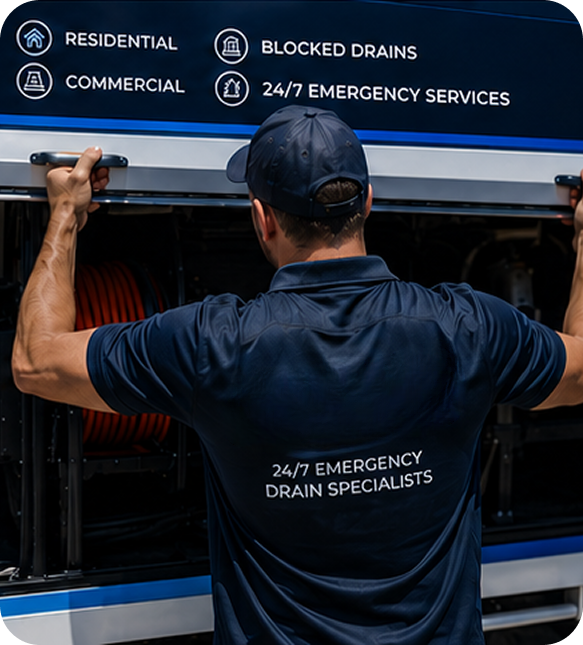 Licensed blocked drain plumber servicing a Burwood Heights home